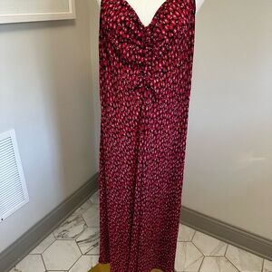 Mango Red Floral dress
